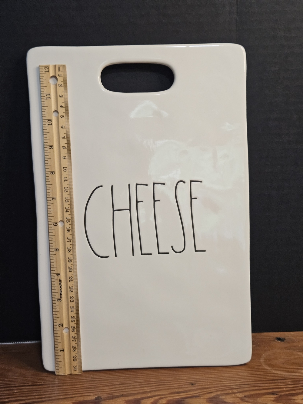 Rae Dunn CHEESE Ceramic Serving Board